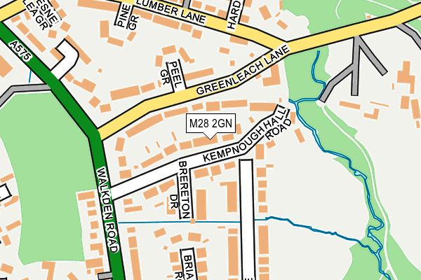 M28 2GN map - OS OpenMap – Local (Ordnance Survey)