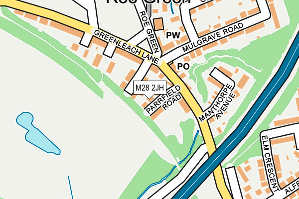 M28 2JH map - OS OpenMap – Local (Ordnance Survey)