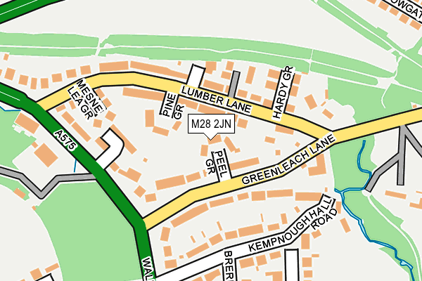 M28 2JN map - OS OpenMap – Local (Ordnance Survey)
