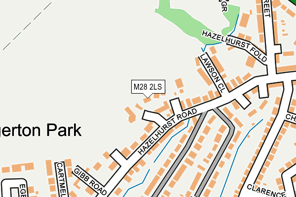 M28 2LS map - OS OpenMap – Local (Ordnance Survey)
