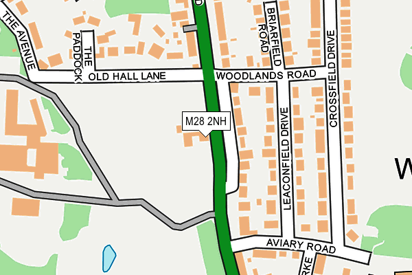 M28 2NH map - OS OpenMap – Local (Ordnance Survey)