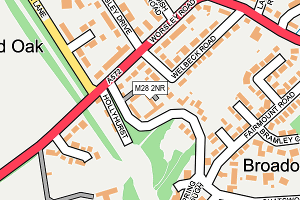 M28 2NR map - OS OpenMap – Local (Ordnance Survey)