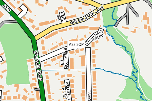 M28 2QP map - OS OpenMap – Local (Ordnance Survey)