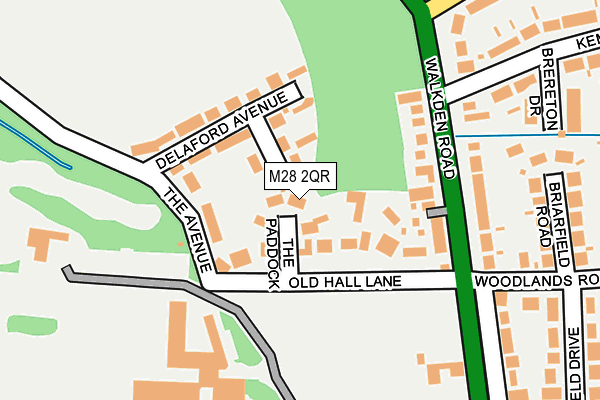 M28 2QR map - OS OpenMap – Local (Ordnance Survey)