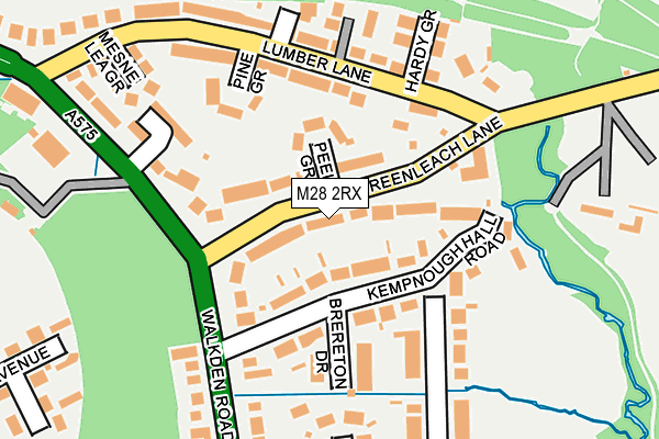 M28 2RX map - OS OpenMap – Local (Ordnance Survey)