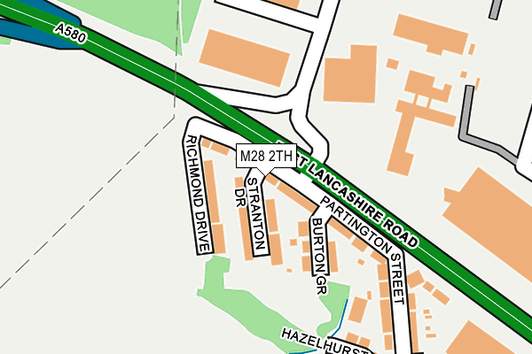M28 2TH map - OS OpenMap – Local (Ordnance Survey)