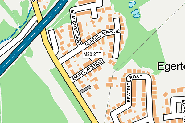 M28 2TT map - OS OpenMap – Local (Ordnance Survey)