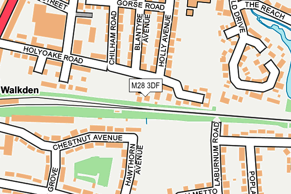 M28 3DF map - OS OpenMap – Local (Ordnance Survey)