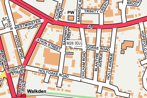 M28 3DJ map - OS OpenMap – Local (Ordnance Survey)