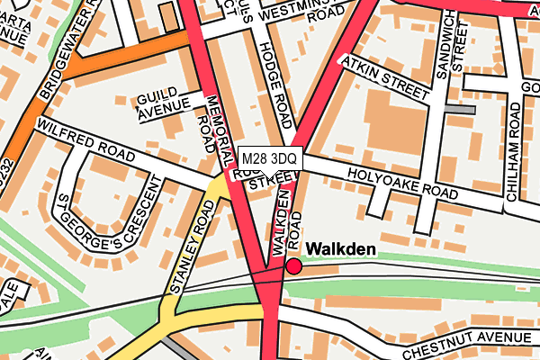 M28 3DQ map - OS OpenMap – Local (Ordnance Survey)