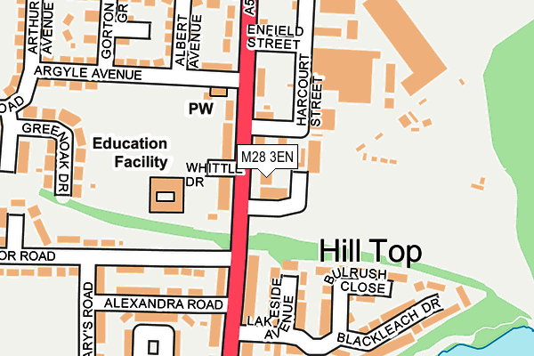 M28 3EN map - OS OpenMap – Local (Ordnance Survey)