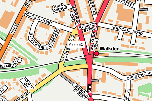 M28 3EQ map - OS OpenMap – Local (Ordnance Survey)