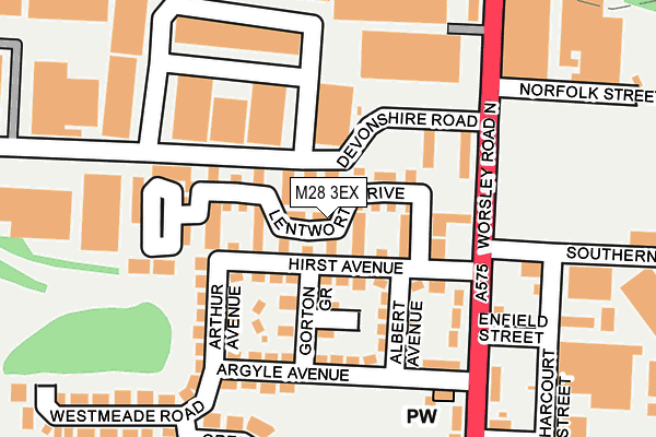 M28 3EX map - OS OpenMap – Local (Ordnance Survey)