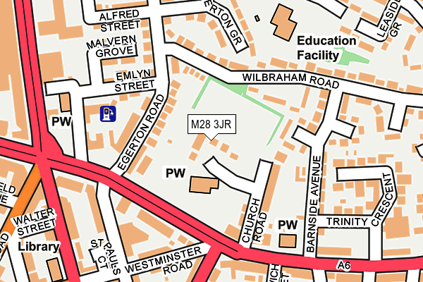 M28 3JR map - OS OpenMap – Local (Ordnance Survey)