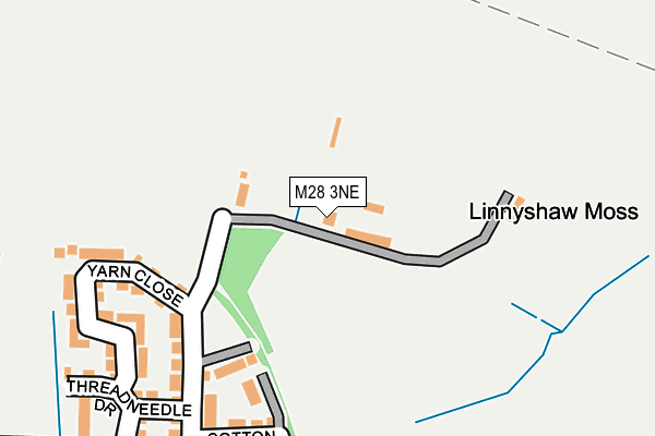 M28 3NE map - OS OpenMap – Local (Ordnance Survey)