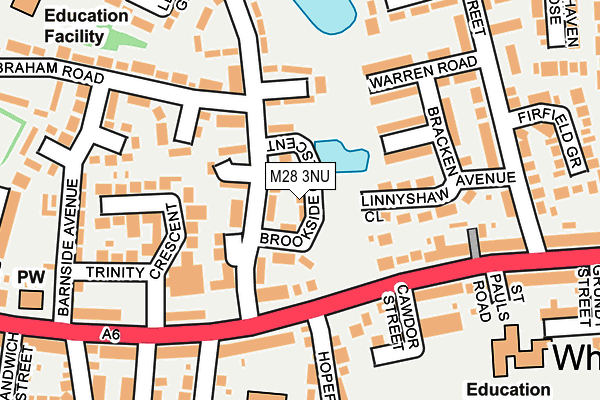 M28 3NU map - OS OpenMap – Local (Ordnance Survey)