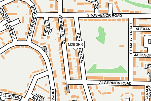 M28 3RR map - OS OpenMap – Local (Ordnance Survey)