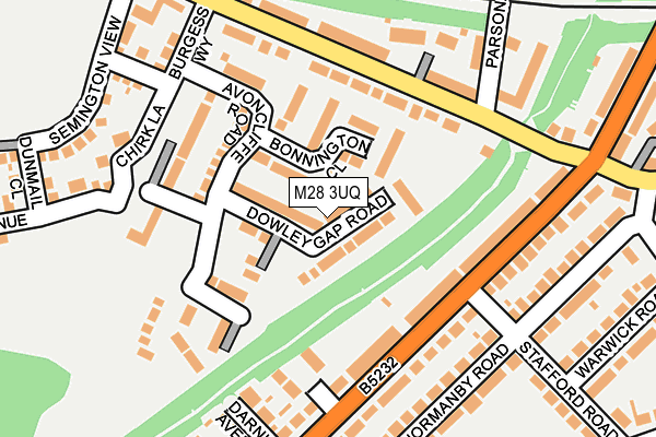 M28 3UQ map - OS OpenMap – Local (Ordnance Survey)