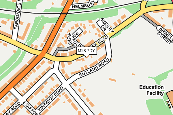 M28 7DY map - OS OpenMap – Local (Ordnance Survey)