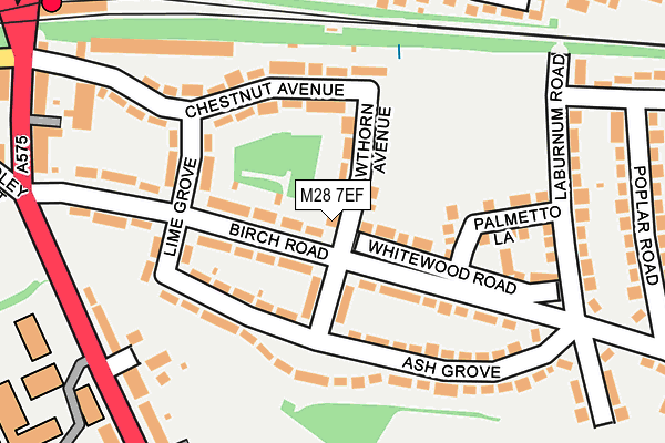 M28 7EF map - OS OpenMap – Local (Ordnance Survey)