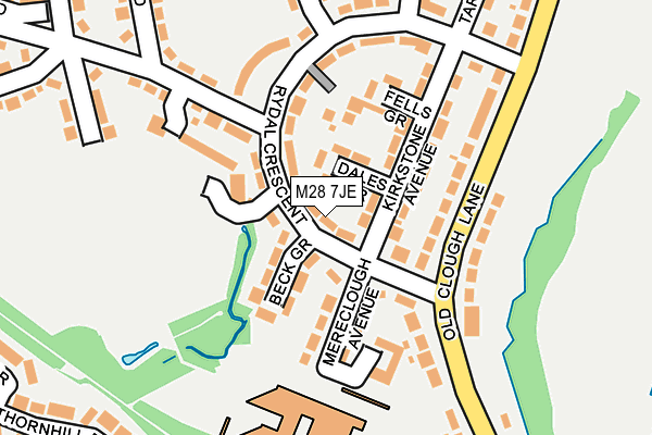 M28 7JE map - OS OpenMap – Local (Ordnance Survey)