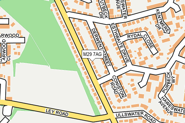 M29 7AG map - OS OpenMap – Local (Ordnance Survey)