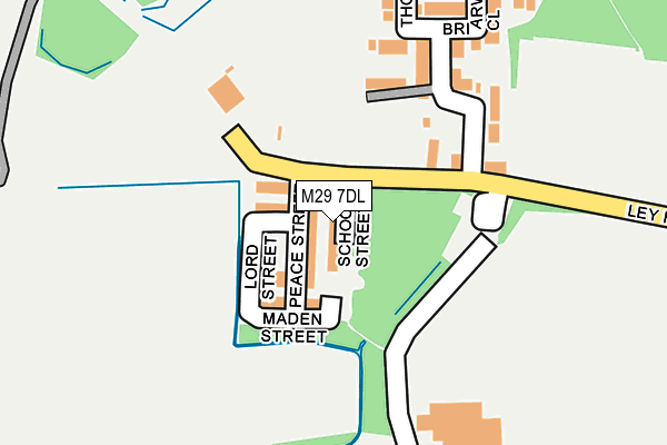 M29 7DL map - OS OpenMap – Local (Ordnance Survey)