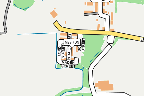 M29 7DN map - OS OpenMap – Local (Ordnance Survey)