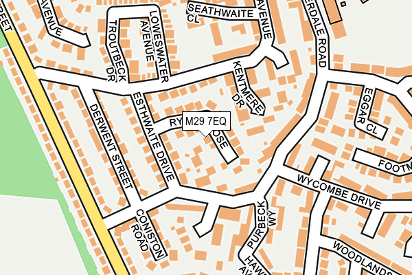 M29 7EQ map - OS OpenMap – Local (Ordnance Survey)