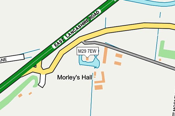 M29 7EW map - OS OpenMap – Local (Ordnance Survey)