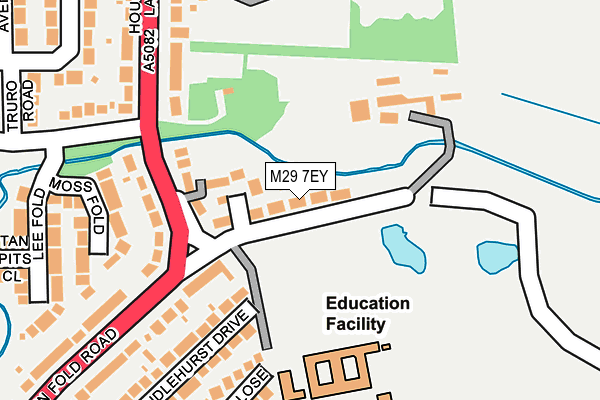 M29 7EY map - OS OpenMap – Local (Ordnance Survey)
