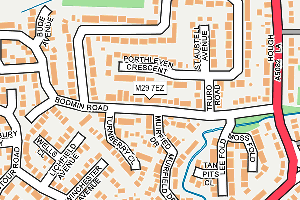 M29 7EZ map - OS OpenMap – Local (Ordnance Survey)