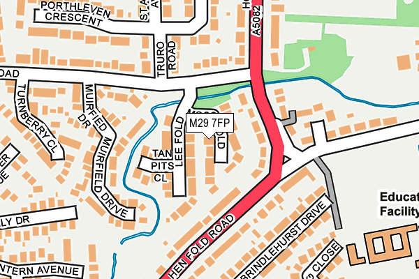 M29 7FP map - OS OpenMap – Local (Ordnance Survey)