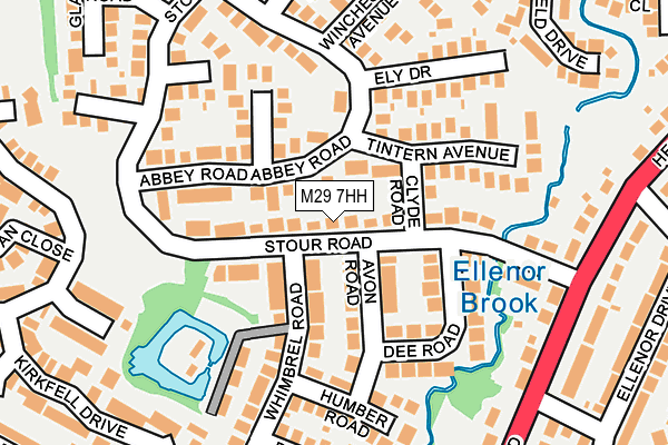 M29 7HH map - OS OpenMap – Local (Ordnance Survey)