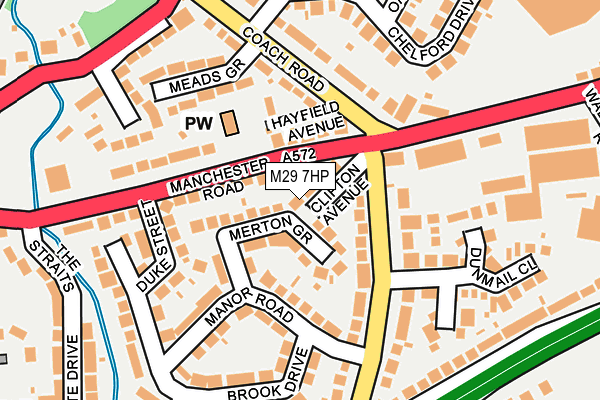 M29 7HP map - OS OpenMap – Local (Ordnance Survey)