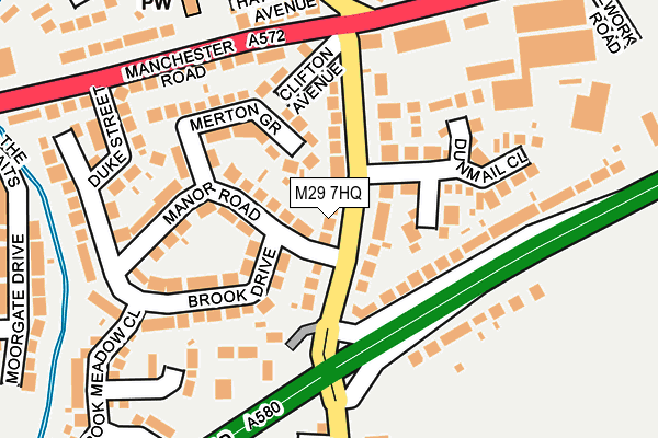 M29 7HQ map - OS OpenMap – Local (Ordnance Survey)