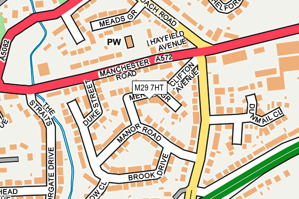 M29 7HT map - OS OpenMap – Local (Ordnance Survey)