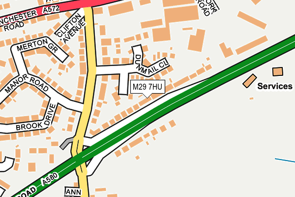 M29 7HU map - OS OpenMap – Local (Ordnance Survey)