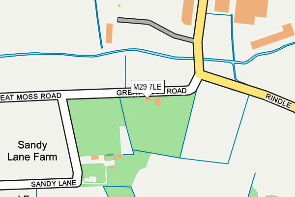 M29 7LE map - OS OpenMap – Local (Ordnance Survey)