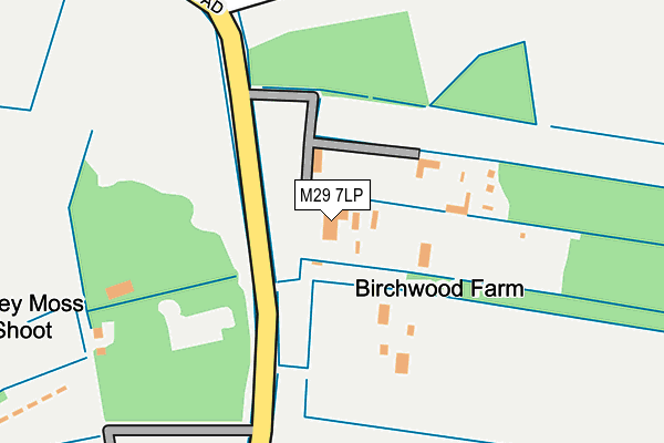 M29 7LP map - OS OpenMap – Local (Ordnance Survey)