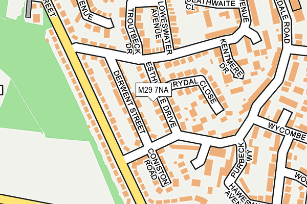 M29 7NA map - OS OpenMap – Local (Ordnance Survey)