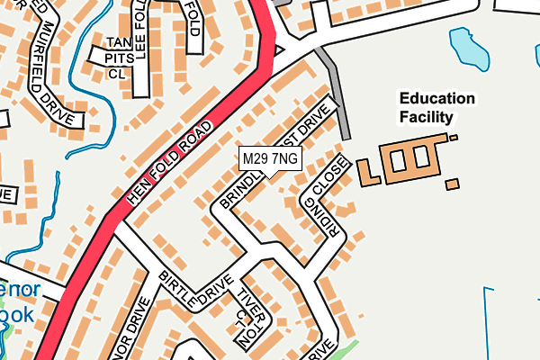 M29 7NG map - OS OpenMap – Local (Ordnance Survey)