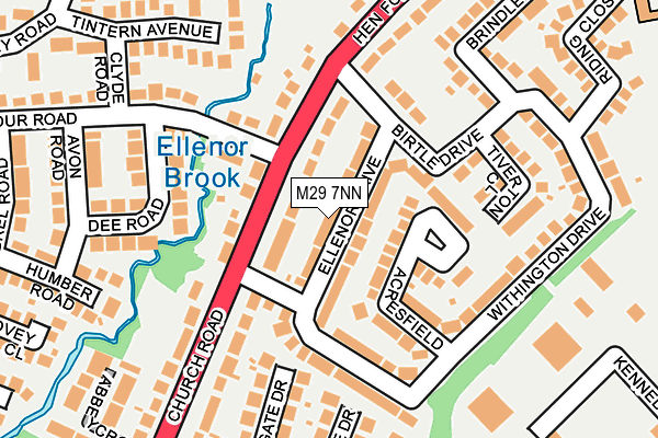 M29 7NN map - OS OpenMap – Local (Ordnance Survey)