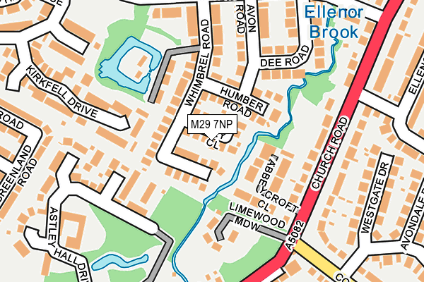 M29 7NP map - OS OpenMap – Local (Ordnance Survey)
