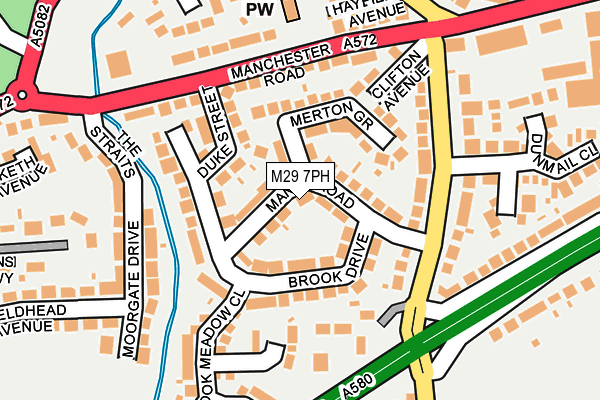 M29 7PH map - OS OpenMap – Local (Ordnance Survey)