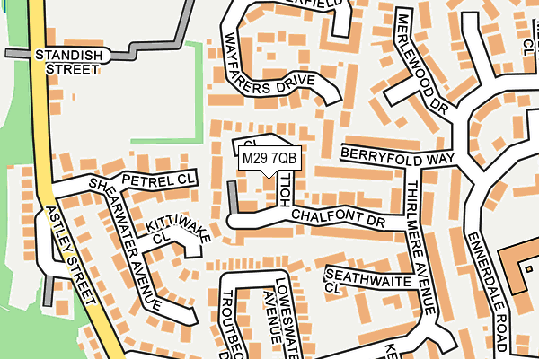 M29 7QB map - OS OpenMap – Local (Ordnance Survey)
