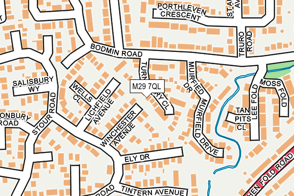 M29 7QL map - OS OpenMap – Local (Ordnance Survey)