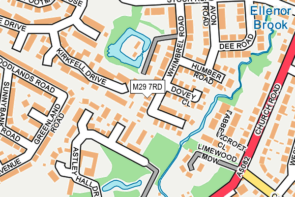 M29 7RD map - OS OpenMap – Local (Ordnance Survey)