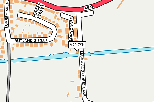 M29 7SH map - OS OpenMap – Local (Ordnance Survey)
