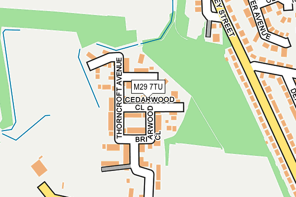 M29 7TU map - OS OpenMap – Local (Ordnance Survey)